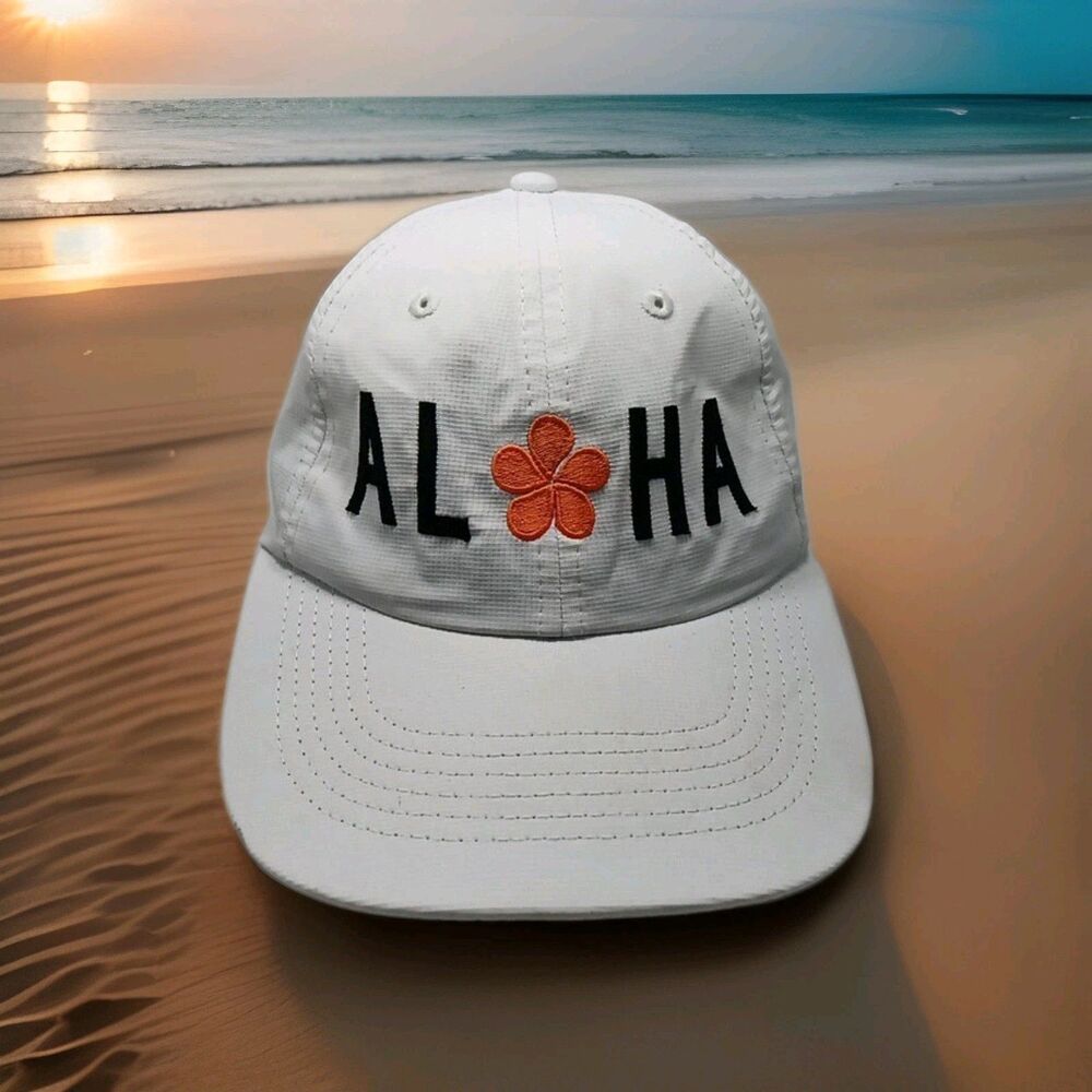 Hawaii Aloha JuniorFit Imperial White Baseball Hat Cap